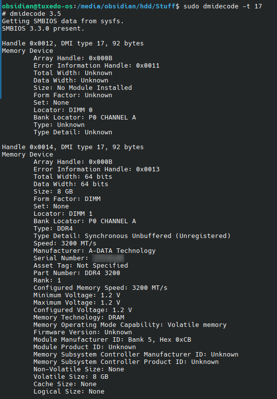Checking the RAM Voltage